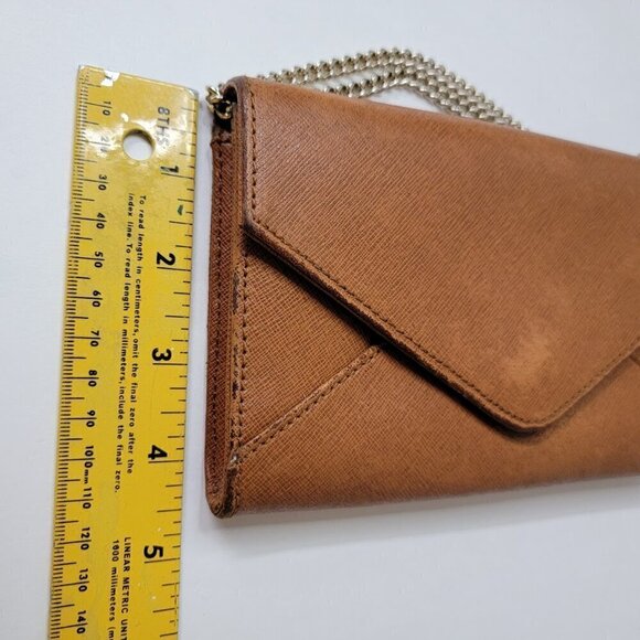 Barneys New York Envelope Clutch with Shoulder Chain - Picture 10 of 12